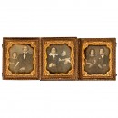 3 Daguerreotypes, c. 1845–50