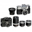 Contaflex 126 and Rolleiflex SL126