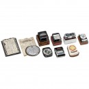 Lot of Exposure Meters and Scales