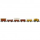 6 Märklin Freight Wagons, c. 1938
