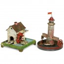 2 Doll Steam Toys, c. 1930