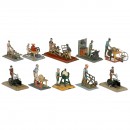 10 Figural Steam and Tin Toys, 1930-1950