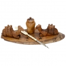 Desk Garniture with Stanhope Quill