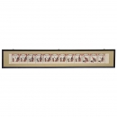 Framed Zoetrope Strip, c. 1880