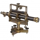 Large Surveyor's Level with Prism Reading by Morin, c. 1880