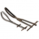 2 Early Wrought-Iron Delivery Forceps, 1750 onwards