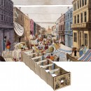 Perspective Diorama Canale Grande in Venice, c. 1860