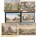 6 Day-and-Night Vues d'Optique, c. 1800-1850