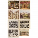 Peep-Show Perspective Views and Shadow Figure Sheets, c. 1890-19