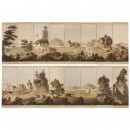 Myriorama Sectional Panorama, c. 1820