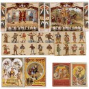 4 Metamorphic Panorama Books for Children, 1880-90