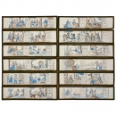 Paul et Virginie, Series of 12 Lantern Slides by Lapierre, c. 
