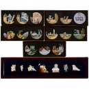5 Magic Lantern Strips by Newton, London, c. 1890