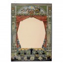Original Projection Screen by Ernst Plank, 1914