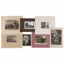 6 Magic Lantern Images, 1855-1920