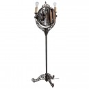 Cincinnati Victor Co. Luminaire Funeral Fan, c. 1920