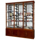 English Mahogany Display Cabinet, second half of 19th Century