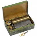 Tinplate Souvenir Musical Box of Zürich, c. 1840