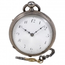 Rare Musical Pocket Watch with Cylinder Movement, c. 1815