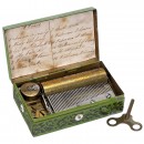 Rare Two-Per-Turn Tabatière Musical Box, c. 1850
