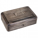 Sur-Plateau Musical Silver Snuff Box, c. 1819