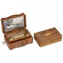 2 Austrian Musical Boxes, c. 1830-40