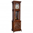 Winterhalder & Hofmeister Hall Clock with Polyphon Movement, c. 