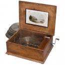 Polyphon Disc Musical Box with Spiral Spring Mechanism, c. 1902
