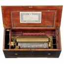 Hidden Drum and Bells Musical Box by B.A. Brémond, c. 1870