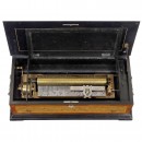 Harp Piccolo Musical Box, c. 1880