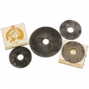 4 Stollwerck Gramophone Records, c. 1902