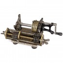 Cutaway Model of a Dactyle Calculator, c. 1900