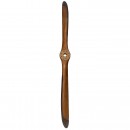 Heine Two-Bladed Wooden Propeller, c. 1925