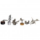 4 Original Hood Ornaments, 1920s-1940s