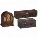 3 Radios by Atwater Kent, USA