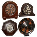 4 Bakelite Radio Speakers, c. 1930