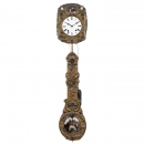 Comtoise with Pompous Pendulum and Automaton, c. 1880