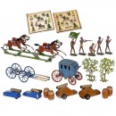 Collection of Pewter Figures, c. 1930