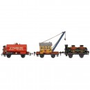 3 Märklin Freight Wagons, Gauge 0, c. 1930