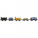 5 Märklin Freight Wagons, Gauge 0, c. 1930