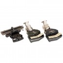 2 Stenotype and 1 Braille Typewriters