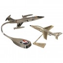 2 German Army Model Planes, c. 1970