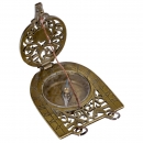 Miniature Folding Sundial, 18th Century