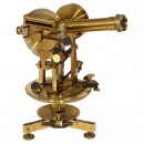 French Brass Theodolite by Laderrière, c. 1890