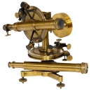 French Brass Theodolite by Brunner, c. 1870