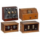 4 Early Radio Receivers, c. 1925-30