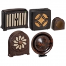 5 Bakelite Radio Loudspeakers