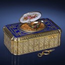 Fine Silver-Gilt and Enamel Singing Bird Box Automaton by Charle