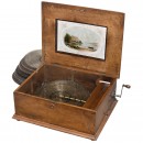 Polyphon Disc Musical Box with Spiral Spring Mechanism, c. 1902
