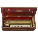 Rare Five-Revolution Grand Format Variations Musical Box by Nico